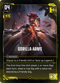 Gorilla Arms | Welcome to Night City - Beta | Common | Unspecified | #B060