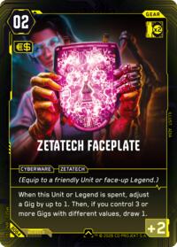 Zetatech Faceplate | Welcome to Night City - Beta | Uncommon | Unspecified | #B064