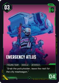 Emergency Atlus | Welcome to Night City - Beta | Common | Unspecified | #B077