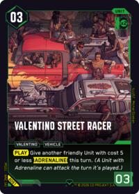 Valentino Street Racer | Welcome to Night City - Beta | Common | Unspecified | #B091