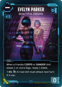 Evelyn Parker - Beautiful Enigma (Rare) | Welcome to Night City - Beta | Rare | Unspecified | #B107