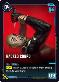 Hacked Corpo | Welcome to Night City - Beta | Common | Unspecified | #B114