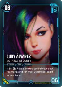 Judy Alvarez - Nothing to Doubt (Secret) | Welcome to Night City - Beta | Secret | Unspecified | #B116