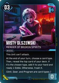 Misty Olszewski - Mender of Broken Spirits | Welcome to Night City - Beta | Rare | Unspecified | #B119