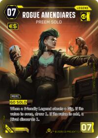 Rogue Amendiares - Preem Solo (ILegend) | Welcome to Night City - Beta | Iconic Legend | Unspecified | #B149
