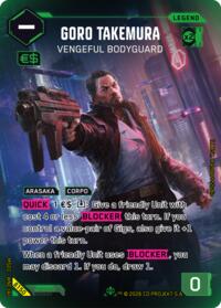 Goro Takemura - Vengeful Bodyguard (ILegend) | Welcome to Night City - Beta | Iconic Legend | Unspecified | #B150