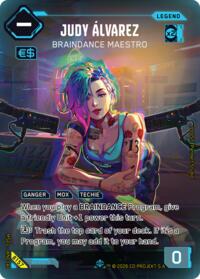 Judy Alvarez - Braindance Maestro (ILegend) | Welcome to Night City - Beta | Iconic Legend | Unspecified | #B157