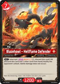 Blazehowl - Hellflame Defender | Palworld Promo Cards | Promo | Unspecified | #EPR-003