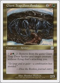 Giant Trap Door Spider 33 U