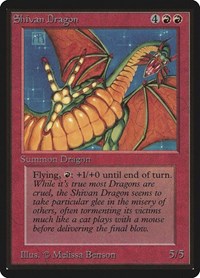 Shivan Dragon | Beta Edition | Rare | Unspecified