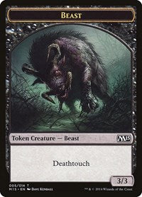 Beast Token (Black) 5 T