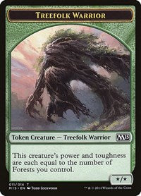 Treefolk Warrior Token 11 T