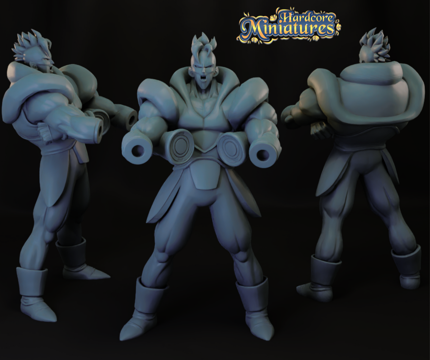 Hardcore Miniatures September 2022 Release: Android 16, Buu, Dabura, Gero, Kami, Kibito, Krillin, Raditz, Tien Shinhan, Vegeta