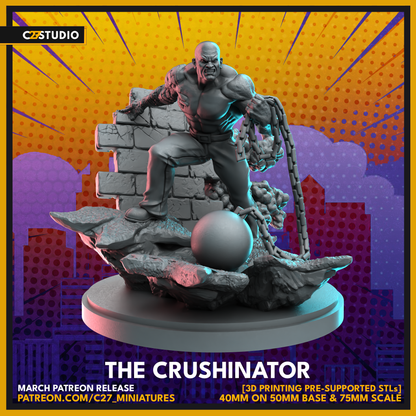 C27 Minis & Terrain March 2023 Release: Absorbing Man, Baron Mordo, Beast Boy, Emma Frost, Enchantress, Etrigan, Harry Leland, Joker, M.O.D.O.K., Misty Knight, Wasp, Wong, Yondu