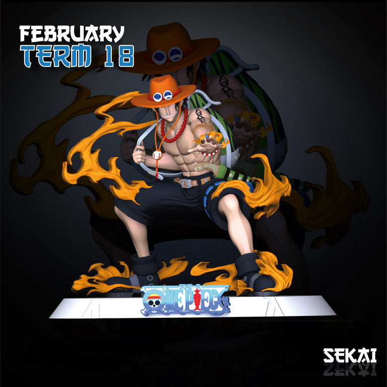 Sekai 3D February 2023 Release: Ace | Baby Vegeta | Deku | Goten | Jiraiya | Poseidon | Trunks