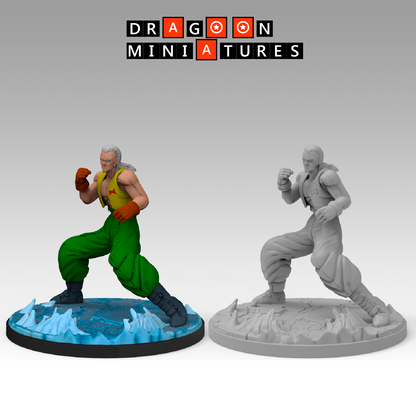 2023.07 Android Saga Part 3: Resin 3D Printed Miniatures Set - Android 13 Alter Pose, Android 13 Stand, Android 14, Android 15, Future Gohan, Future Gohan Super Saiyan, Super 13, Young Trunks - Dragoon Miniatures