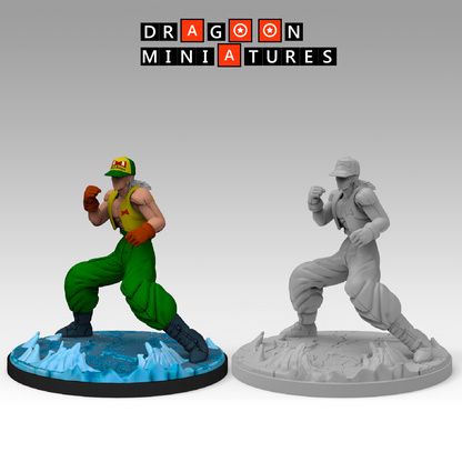 2023.07 Android Saga Part 3: Resin 3D Printed Miniatures Set - Android 13 Alter Pose, Android 13 Stand, Android 14, Android 15, Future Gohan, Future Gohan Super Saiyan, Super 13, Young Trunks - Dragoon Miniatures