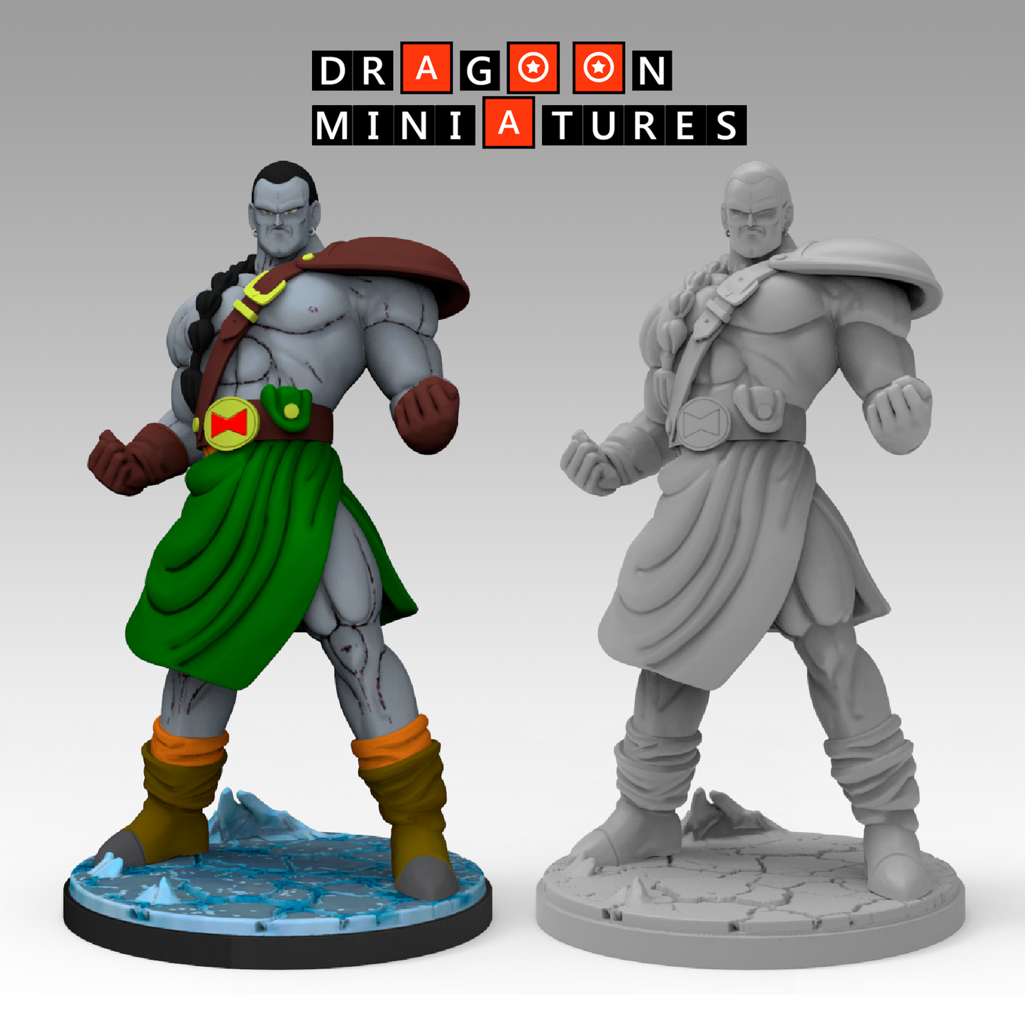 2023.07 Android Saga Part 3: Resin 3D Printed Miniatures Set - Android 13 Alter Pose, Android 13 Stand, Android 14, Android 15, Future Gohan, Future Gohan Super Saiyan, Super 13, Young Trunks - Dragoon Miniatures