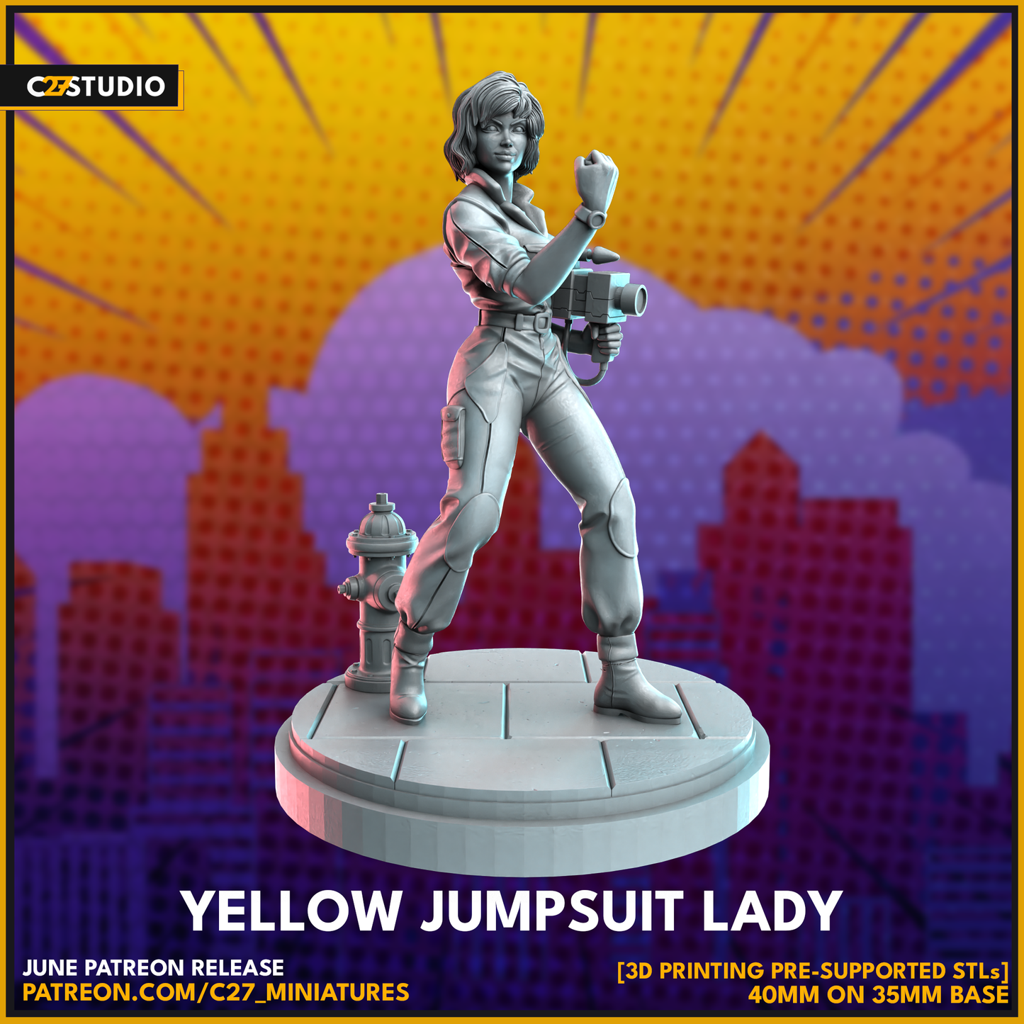 C27 Minis & Terrain June 2023 Release: Ant-Man (Classic), April O'Neal, Black Knight, Cloak, Gladiator, Gwenpool, Hulkbuster, Rachel Summers, Throg, Wolverine (Brown Suit)