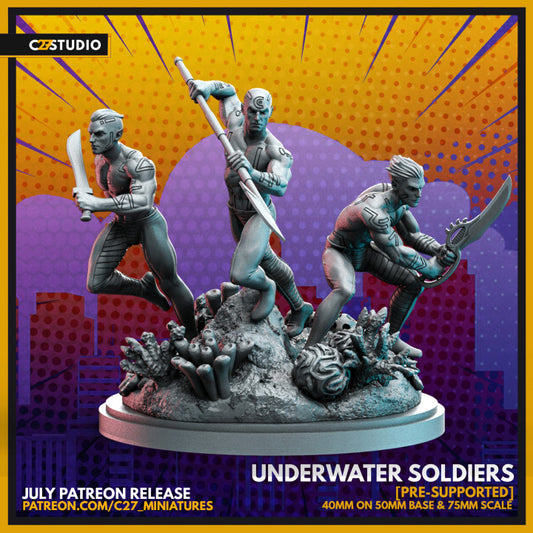 C27 Minis & Terrain July 2022 Release: Atlantean Goons, Aurora, Cosmic Ghost Rider, Drax, Gorr the God Butcher, Homelander, Maeve, Punisher, Rictor, Spider Woman, Sue Storm, Sunfire, Valkyrie, Warlock