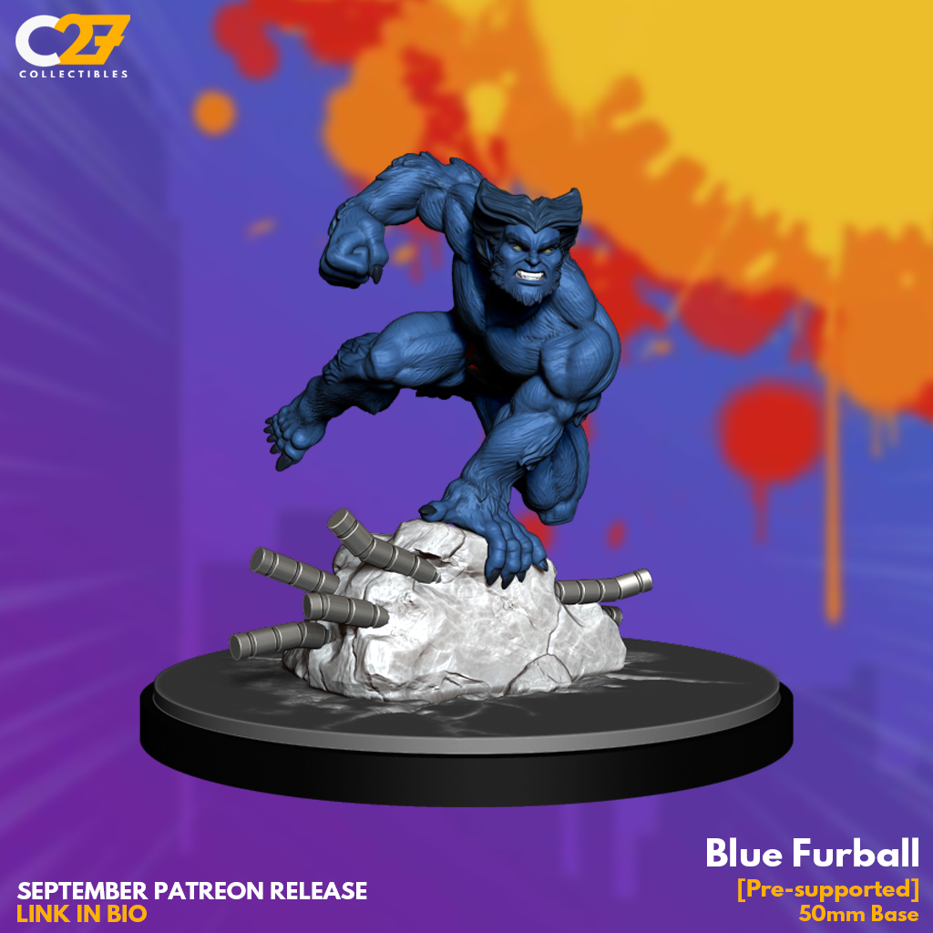 C27 Minis & Terrain September 2021 Release: Legendary X-Men Collection – Beast, Colossus, Jean Grey, Juggernaut, Morph, Professor X, Psylocke