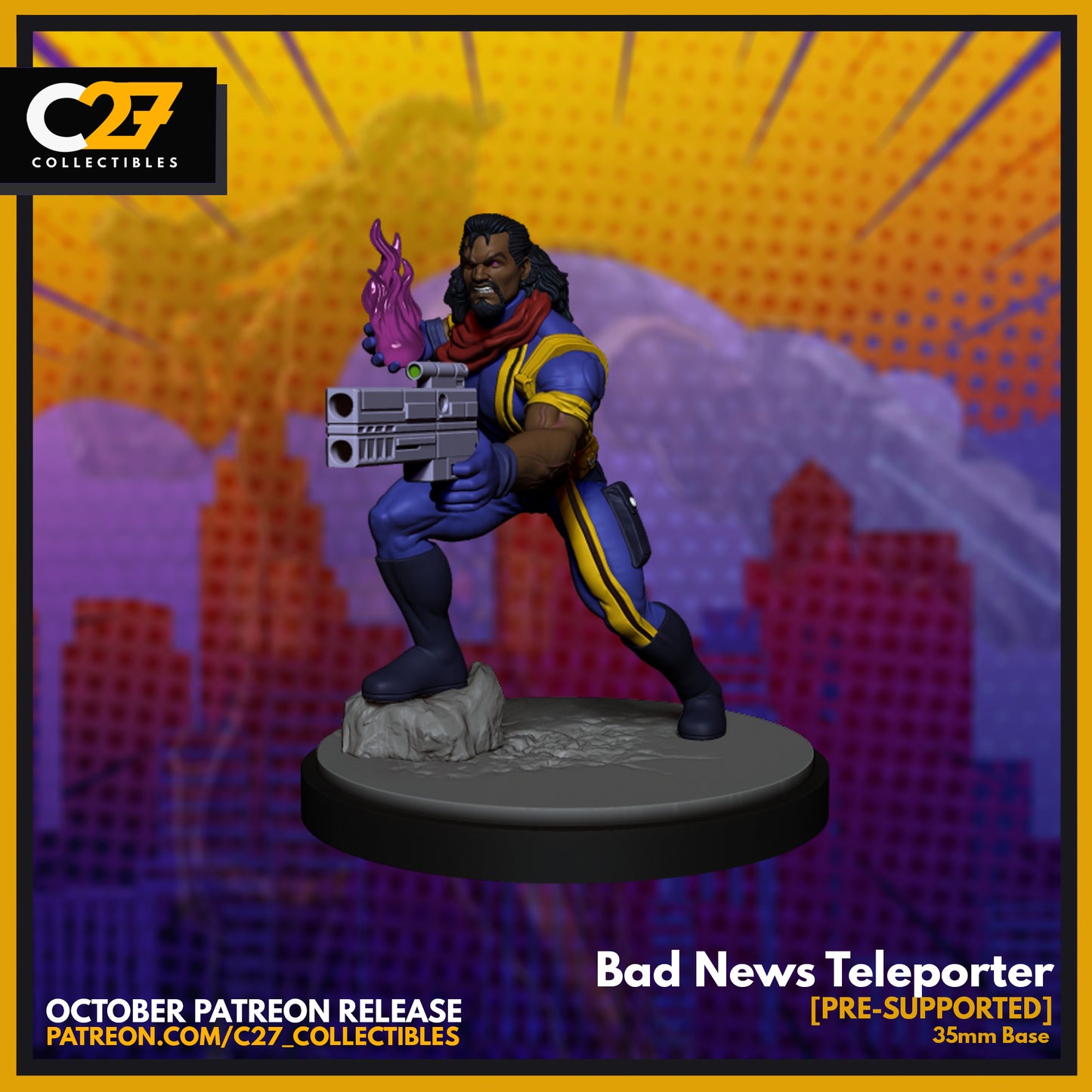 C27 Minis & Terrain October 2021 Release: Ultimate X-Men Villains and Heroes Collection – Apocalypse, Archangel, Bishop, Forge, Mystique, Nightcrawler, Shadowcat