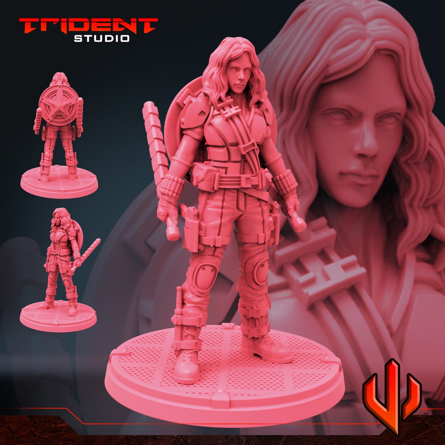 Trident Studios November 2021 Release - Marvel-Inspired 3D Printed Miniatures