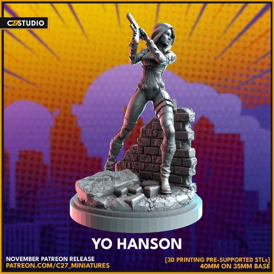 C27 Minis & Terrain November 2023 Release: Acorn Avenger, Amazon Prime, Bad Hair Day, Bad Kitty, Black Widow, Deathlok, Donatello, Dusk Deceiver, Grumpy Turtle, Heimdall, Hood, Starbolt