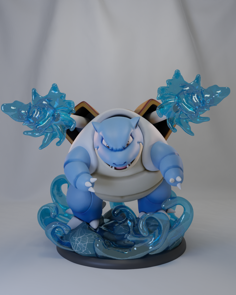 Blastoise | Squirtle | Wartortle | Poke Crisis Miniatures