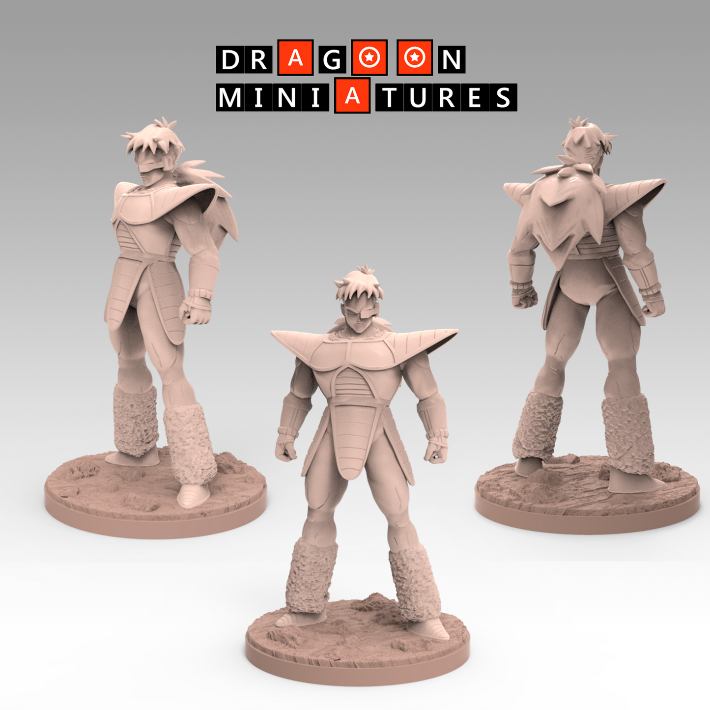 2022.11 Turles Crusher Corps: Resin 3D Printed Miniatures Set - Crusher Corps, Amond, Cacao, Diaz, Lakasei, Rasin, Turles - Dragoon Miniatures