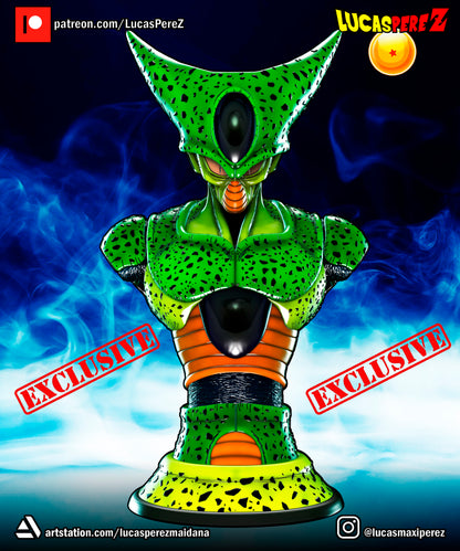 Cell BUST 1:6 or 1:10 Scale | Dragon Ball Z Scale Model | Lucas PereZ