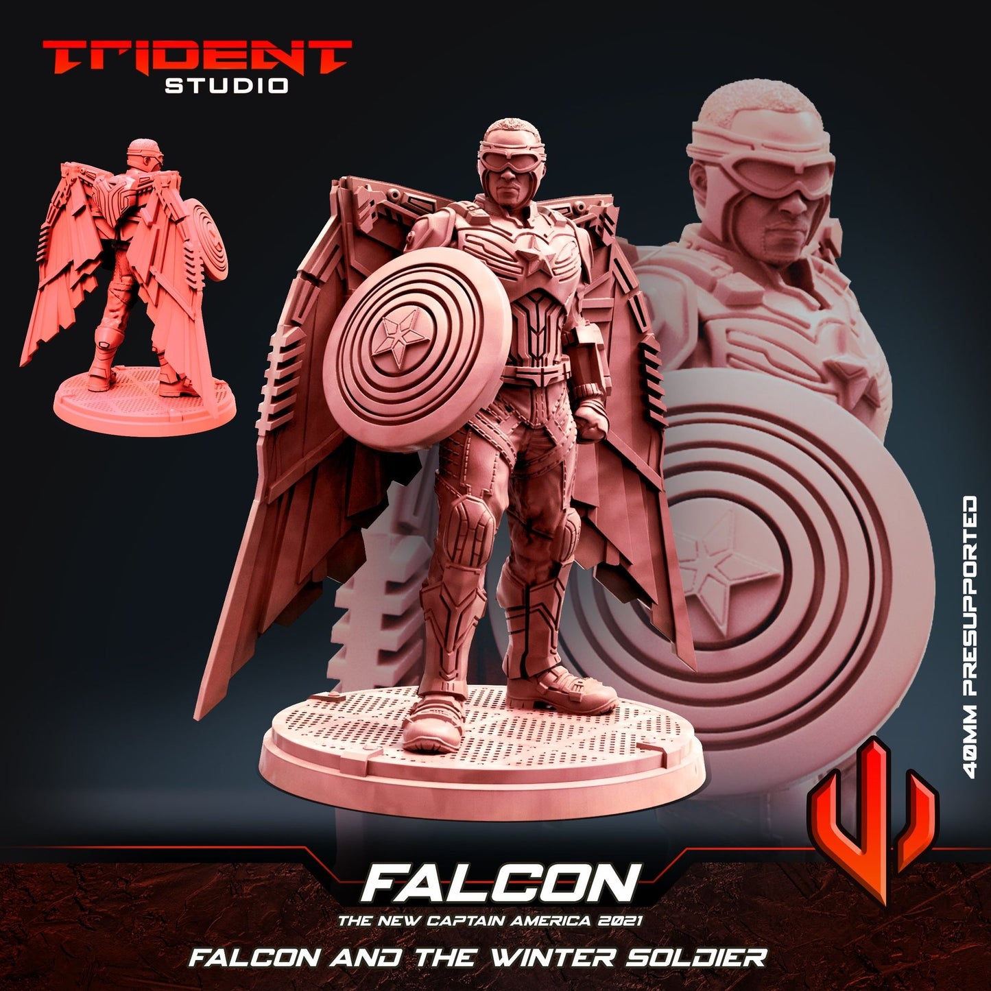 Trident Studios November 2021 Release - Marvel-Inspired 3D Printed Miniatures