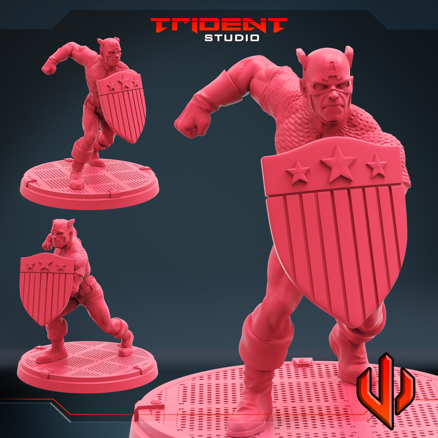 Trident Studios November 2021 Release - Marvel-Inspired 3D Printed Miniatures