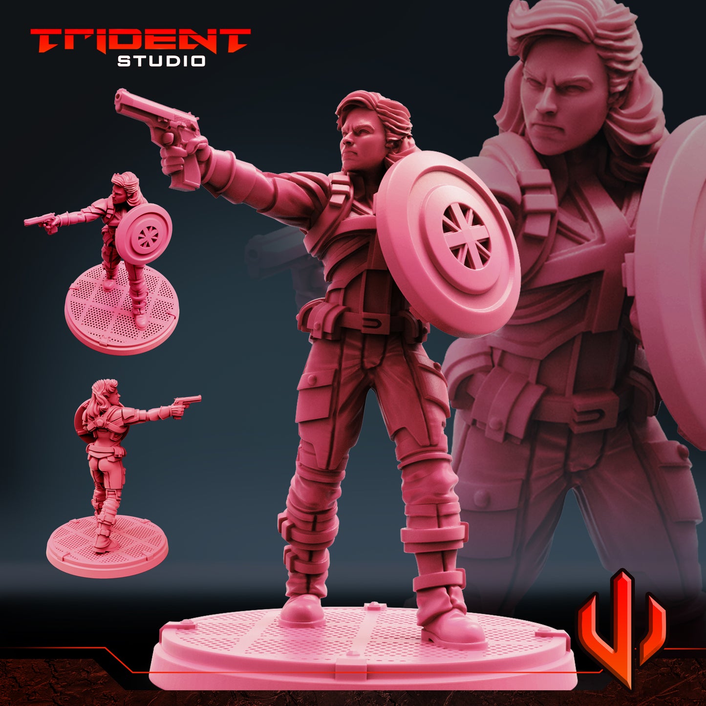 Trident Studios October 2021 Release - Marvel-Inspired 3D Printed Miniatures