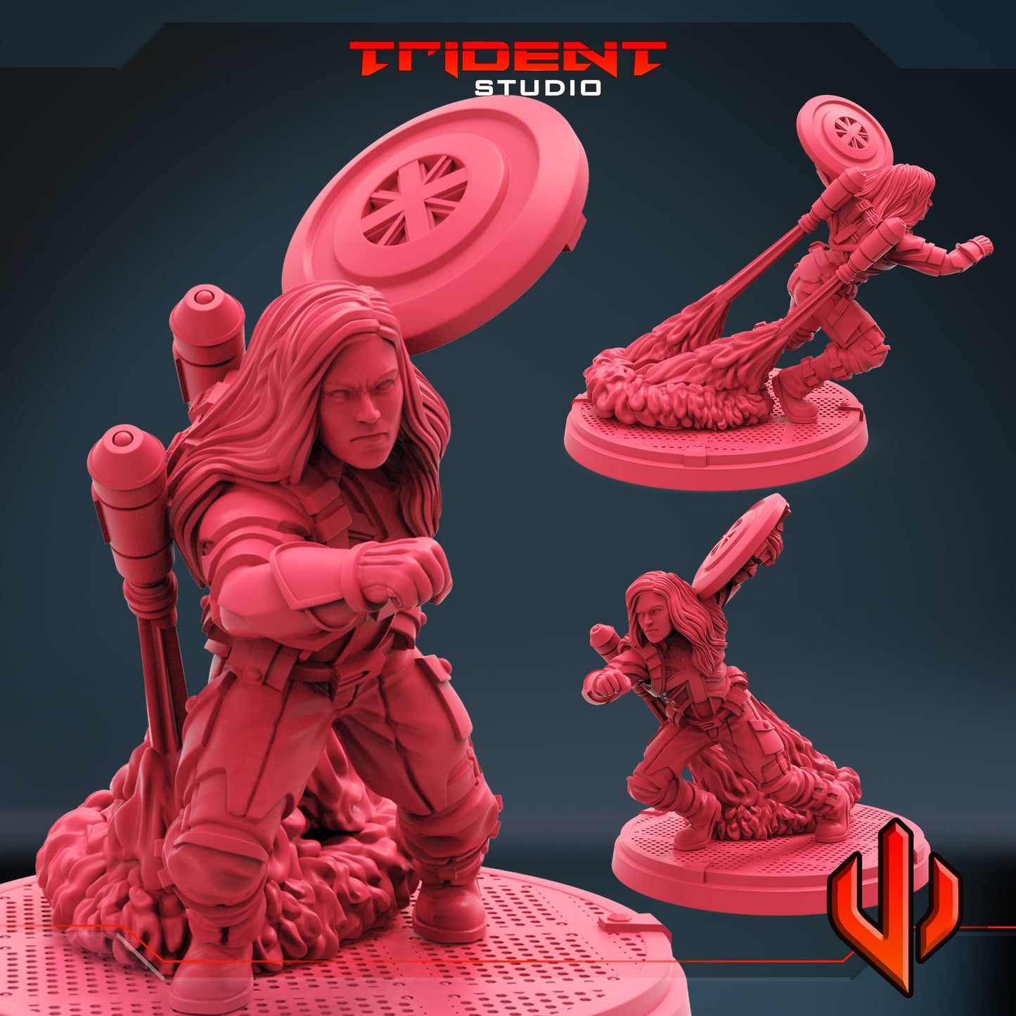 Trident Studios October 2021 Release - Marvel-Inspired 3D Printed Miniatures