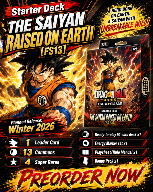 Dragon Ball Super: Fusion World: Starter Deck 13: THE SAIYAN RAISED ON EARTH [FS13]