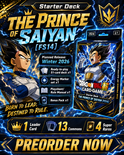 Dragon Ball Super: Fusion World: Starter Deck 14: THE PRINCE OF SAIYAN [FS14]