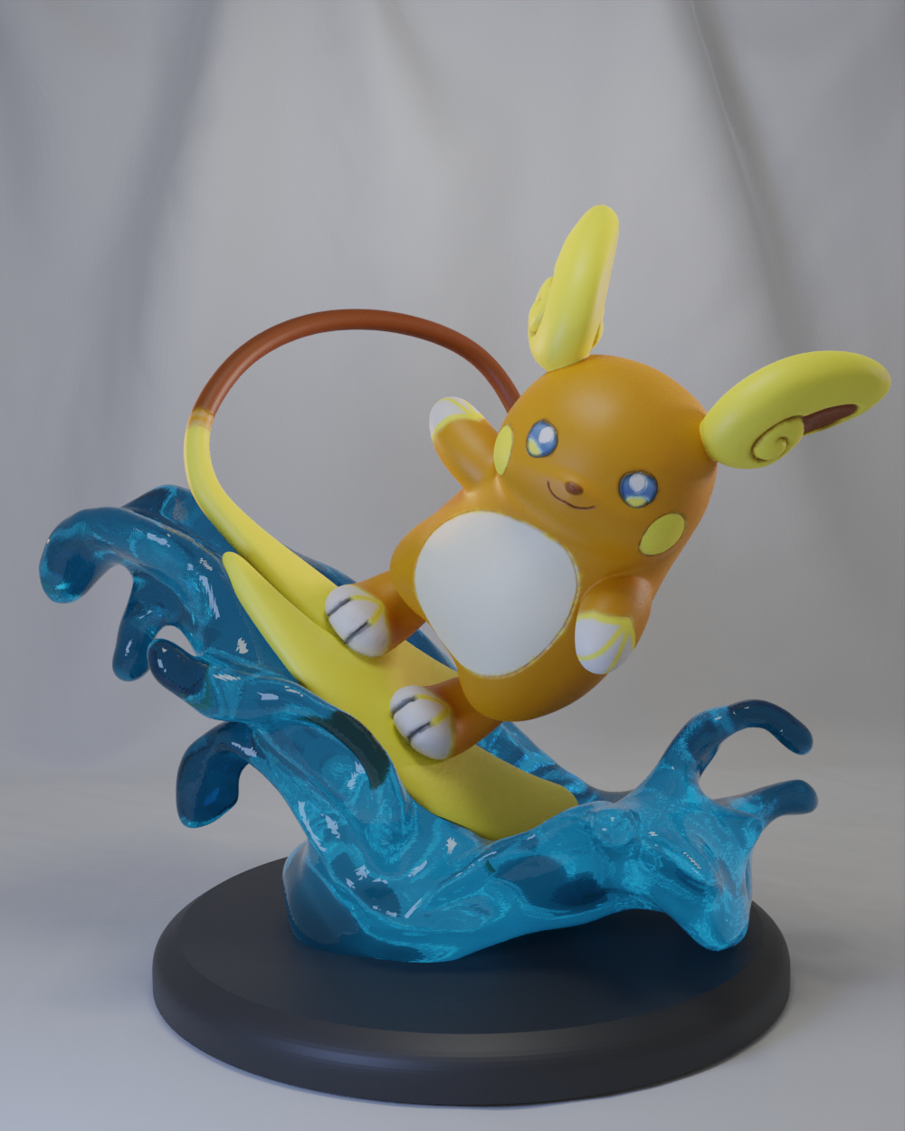 Pichu | Pikachu | Raichu | Alolan's Raichu | Poke Crisis Miniatures