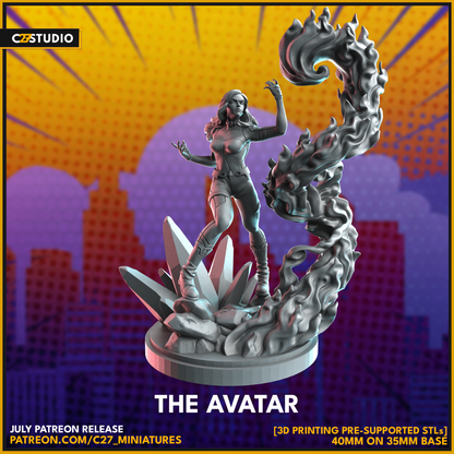 C27 Minis & Terrain July 2023 Release: Classic Falcon, Crystal, Galactus, Kingpin, Mohawk Storm, Mr Sinister, Shadowcat, Smasher, Spider-Man Noir, Vulture