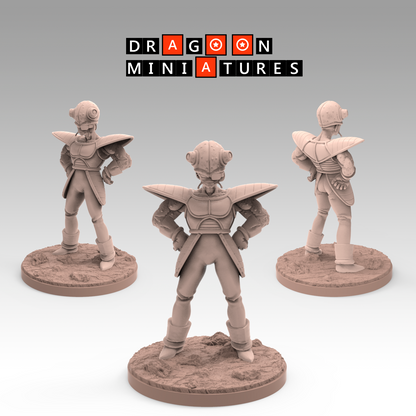 2022.10 Namek Saga Begins! Resin 3D Printed Miniatures Set - Appule, Bases, Bulma, Cui, Dodoria, Frieza, Gohan, Krillin, Super Zarbon, Vegeta, Zarbon - Dragoon Miniatures