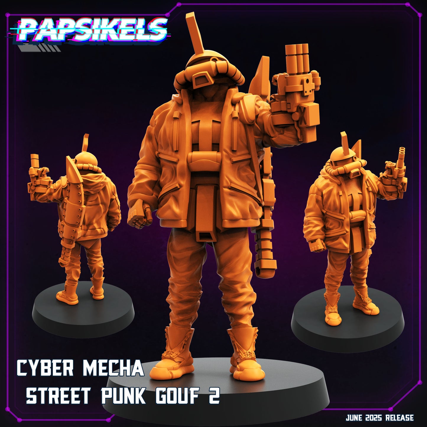 Papsikels Miniatures Cyberpunk - June 2025