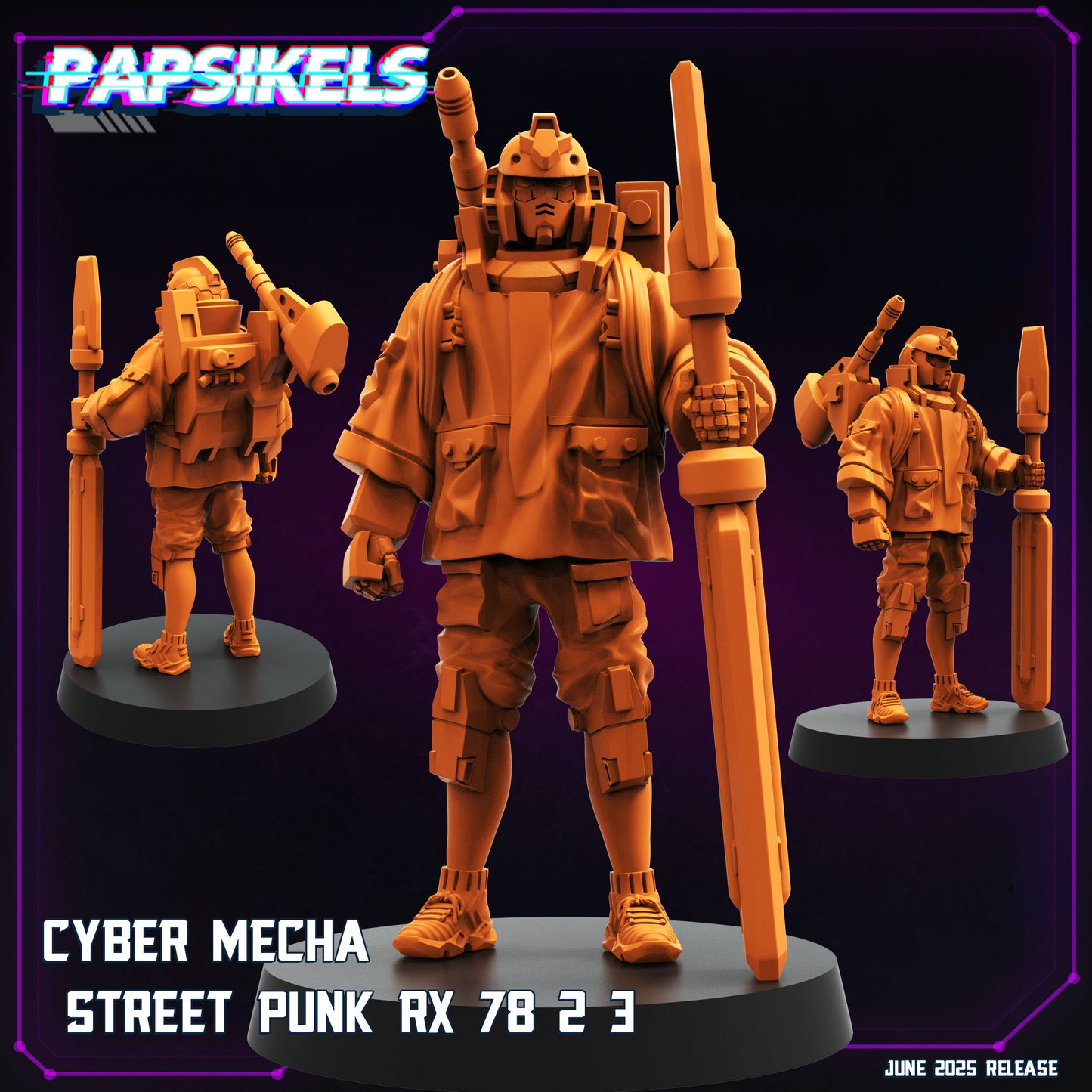 Papsikels Miniatures Cyberpunk - June 2025