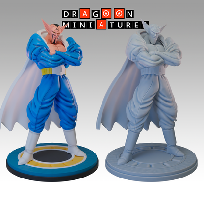 2023.12 Buu Saga 1: Resin 3D Printed Miniatures Set - Babidi, Dabura, Golden Warrior, Pui Pui, Spopovich, Videl, Yakon, Yamu - Dragoon Miniatures