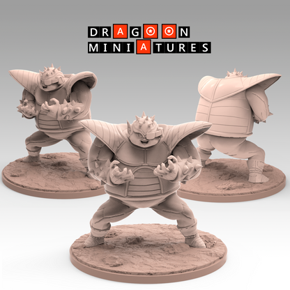 2022.10 Namek Saga Begins! Resin 3D Printed Miniatures Set - Appule, Bases, Bulma, Cui, Dodoria, Frieza, Gohan, Krillin, Super Zarbon, Vegeta, Zarbon - Dragoon Miniatures