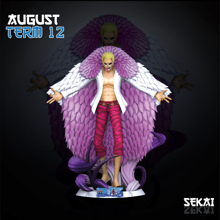 Sekai 3D August 2022 Release: Doflamingo | Dohko of Libra | Goku in the Cloud | Minato | Tapion | Trunks | Zenitsu