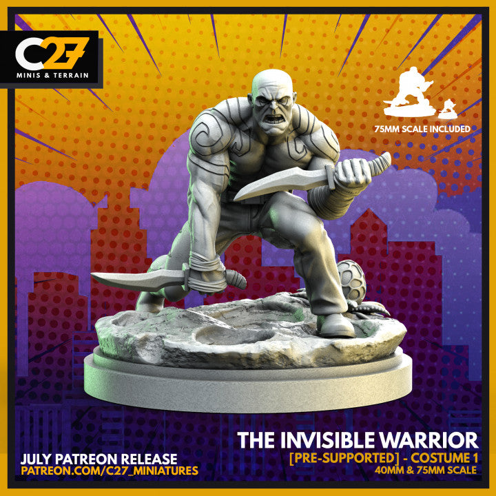 C27 Minis & Terrain July 2022 Release: Atlantean Goons, Aurora, Cosmic Ghost Rider, Drax, Gorr the God Butcher, Homelander, Maeve, Punisher, Rictor, Spider Woman, Sue Storm, Sunfire, Valkyrie, Warlock