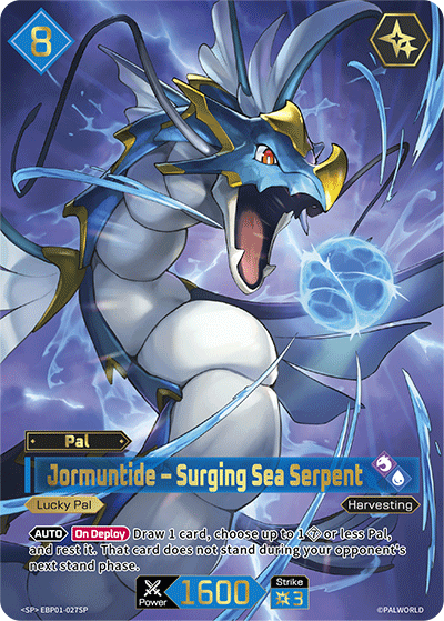 Jormuntide – Surging Sea Serpent | Booster Pack "Dawn of Palpagos" | SP | Holofoil | #EBP01-027SP