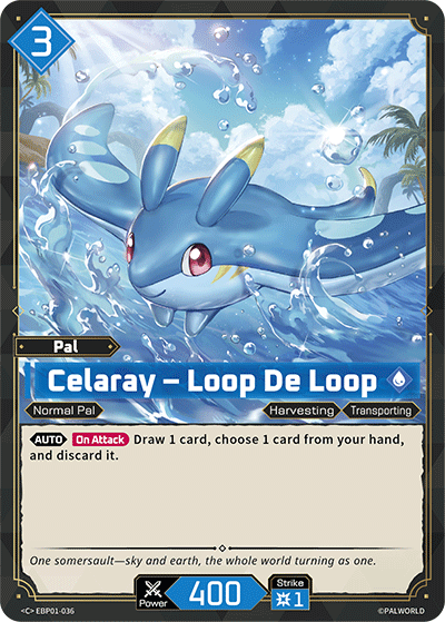Celaray – Loop De Loop | Booster Pack "Dawn of Palpagos" | C | Normal | #EBP01-036