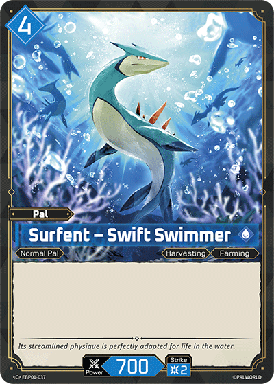 Surfent – Swift Swimmer | Booster Pack "Dawn of Palpagos" | C | Normal | #EBP01-037