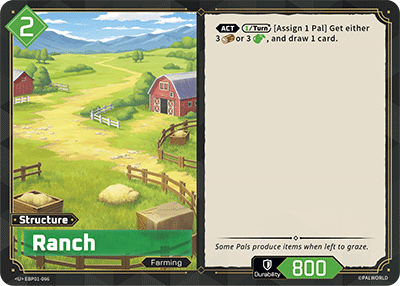 Ranch | Booster Pack "Dawn of Palpagos" | U | Normal | #EBP01-066